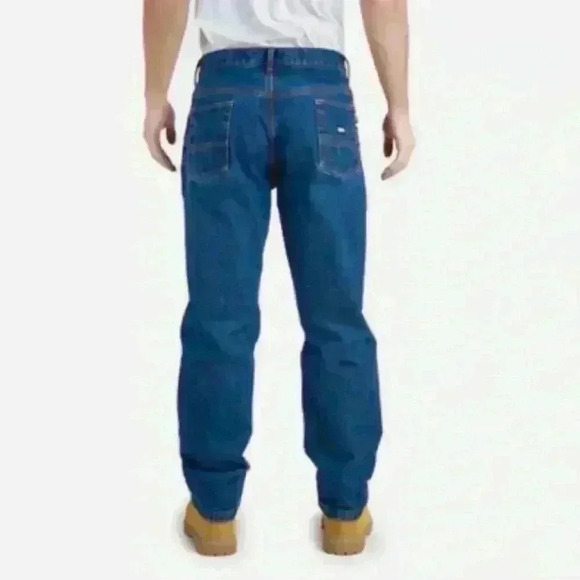 NWT Walls Flame Resistant Dark Wash Durable 100% Cotton Denim Jeans Size 44/34 - Picture 1 of 13